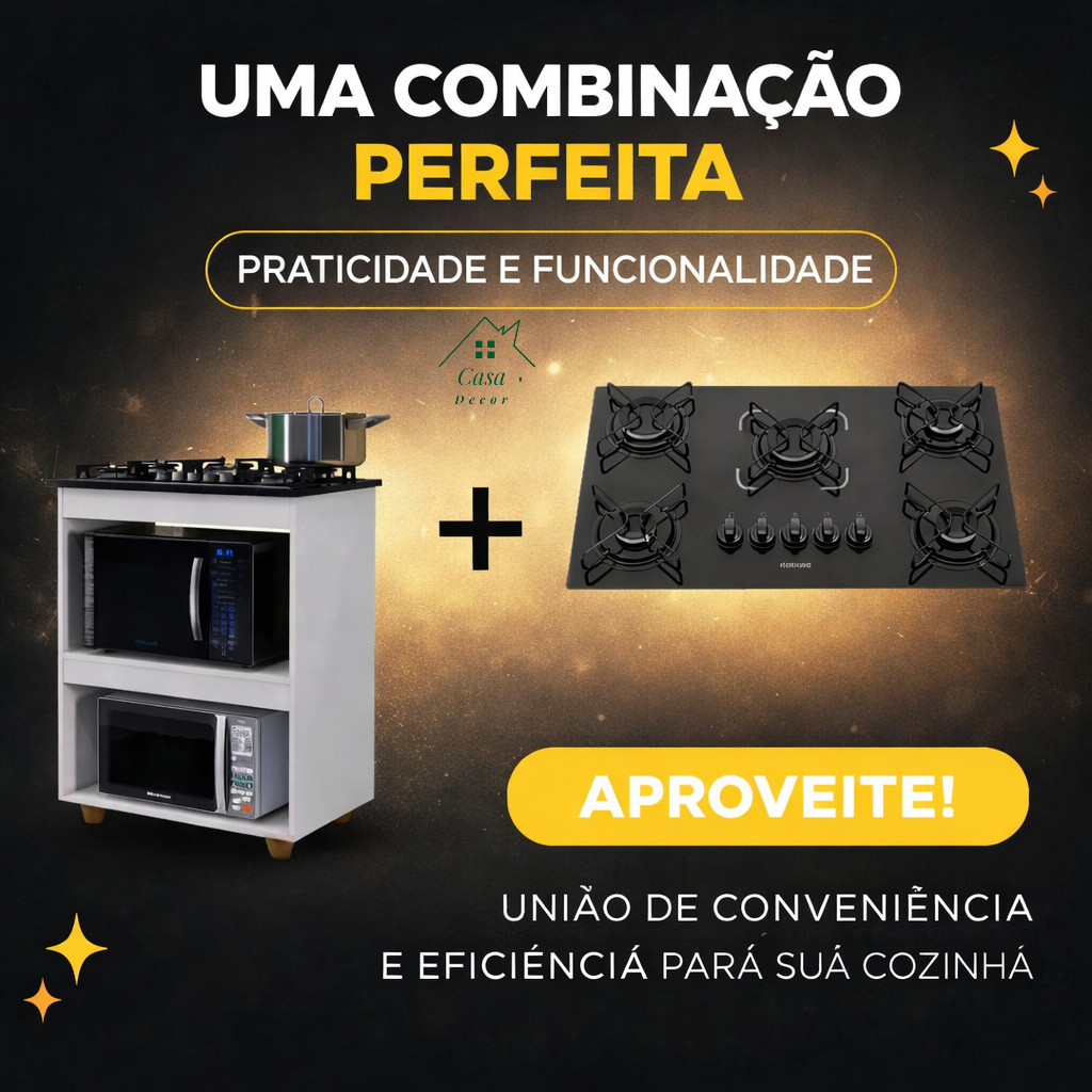 Armário Fogão Cooktop: Onde Comprar | BuscaProdutos