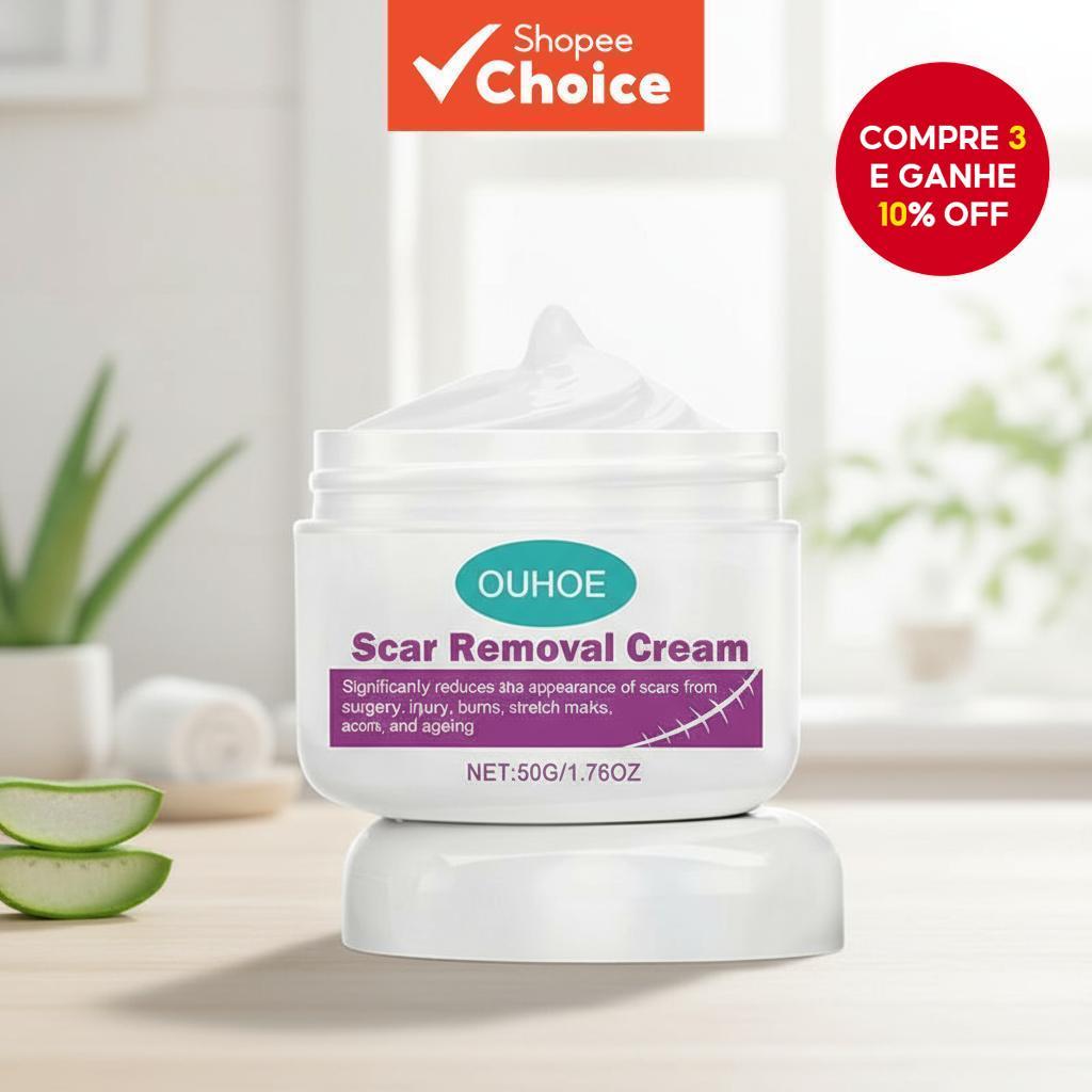  Creme para Cicatrizes nas Pernas - Removedor de Cicatrizes e Reparador de Estrias