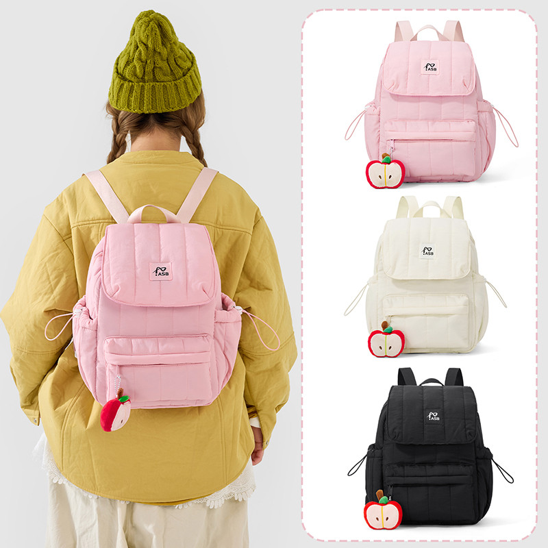Mochila de alto valor estudantes universitários do ensino médio mochila feminina lazer passeio viagem luz All-match simp