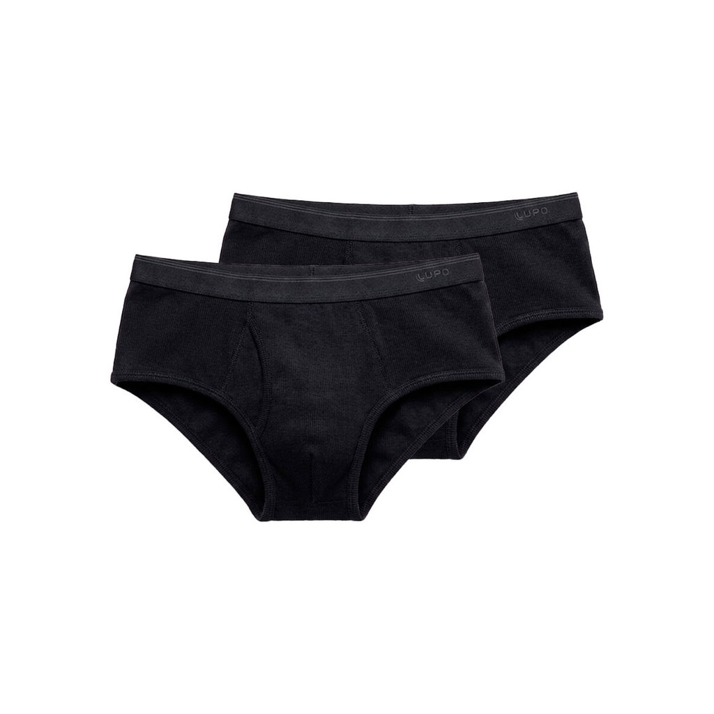 Kit com 2 Cuecas Slip Lupo com Abertura 546-003