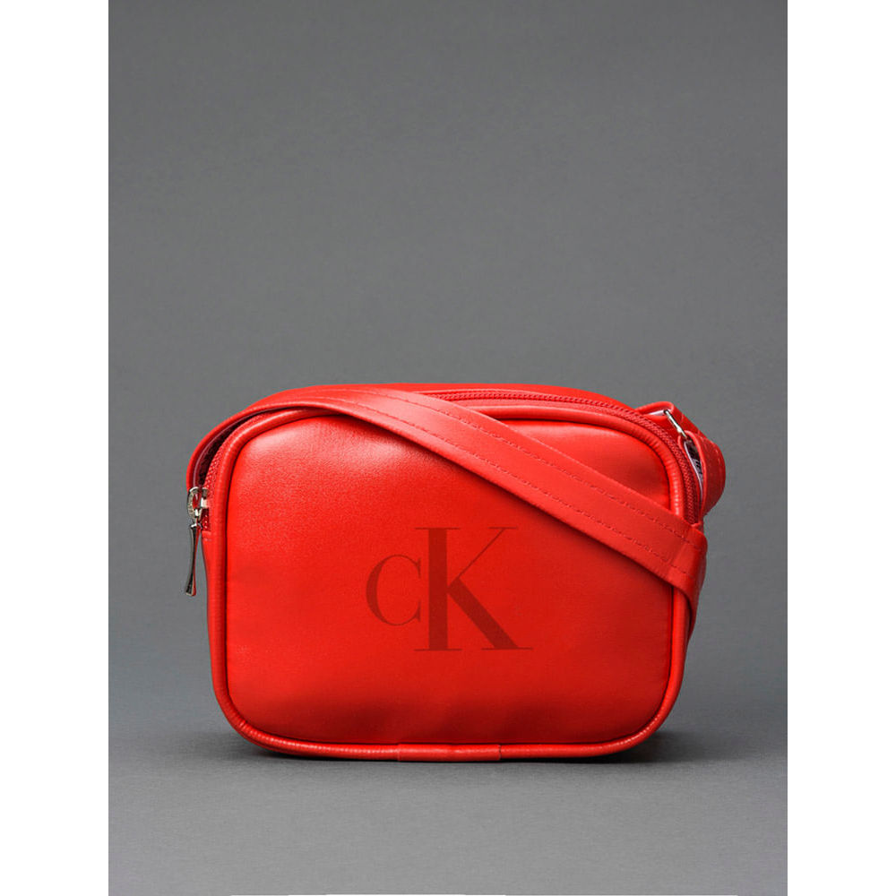 Bolsa Menina Câmera Bag Calvin Klein Jeans - Vermelho