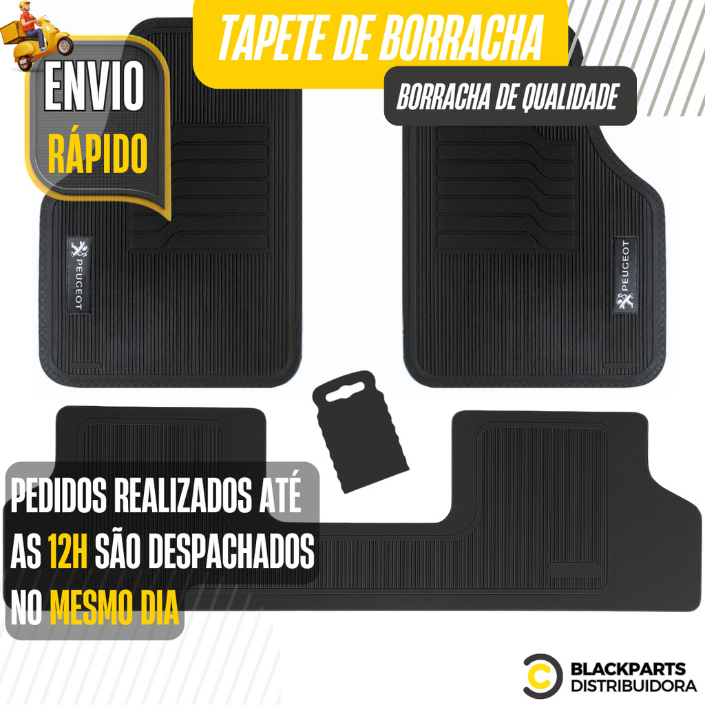 Tapete Peugeot 106 2008 2008 206 207 208 3008 307 308 408 Hoggar Borracha Personalizado