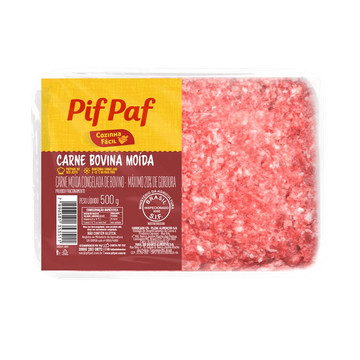 Pif Paf Carne bov moída PP 20% gord 500g