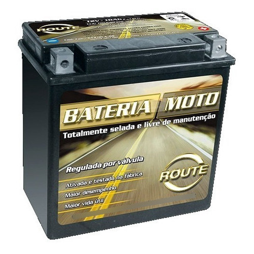 Bateria 6ah Honda Xre 300 Titan 150 Mix / Fan 125 150 / Bros 125 150 / Biz Es 125 - Route Xtz6ls