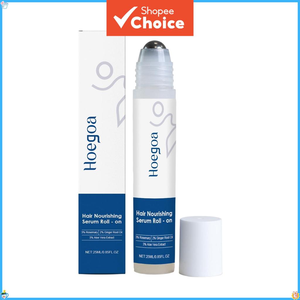 Sérum Capilar Roll-on - Sérum para Crescimento de Cabelo Nutritivo para Folículos Capilares Massagem Couro Cabeludo