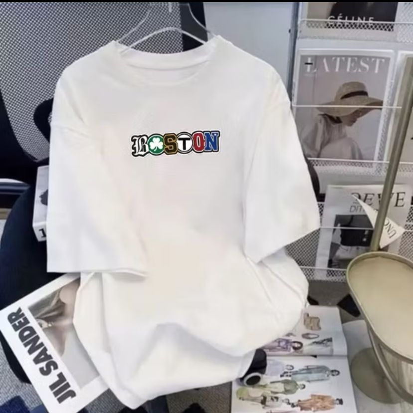 Camiseta Boston Lançamento Camisa Algodão Lançamento Masculino e Feminino T-SHIRT Promoção Novidade