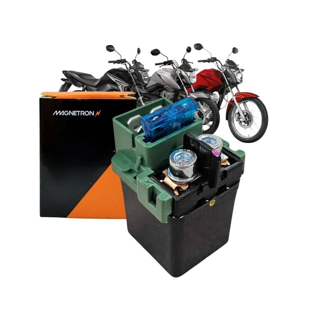 Relé de Partida Para Honda CG Fan 125 Fan 150 Fan 160 Titan 150 Titan 160 Magnetron 90280490