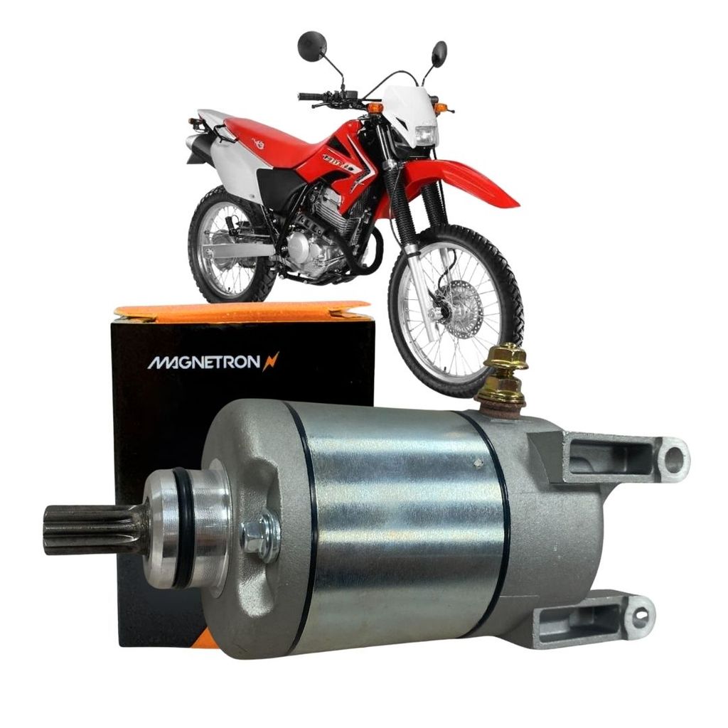 Motor de Partida Arranque 9 Dentes 12v Para Honda Xr Tornado 250  2001 a 2008 Magnetron 90205570