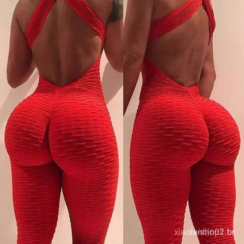 Detalhes do Macacão Sexy Feminino de 12 Núcleos, Leggings de Praia Nude, Macacão de Yoga Super Fitness