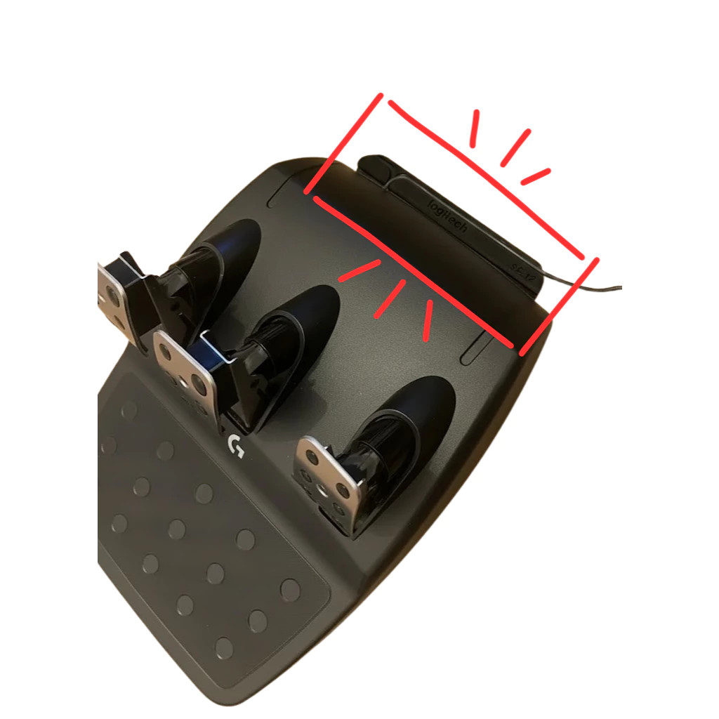 Protetor de cabo espaçador para pedal Acessório Volante Logitech G27 G29 G920 G923 Simulador