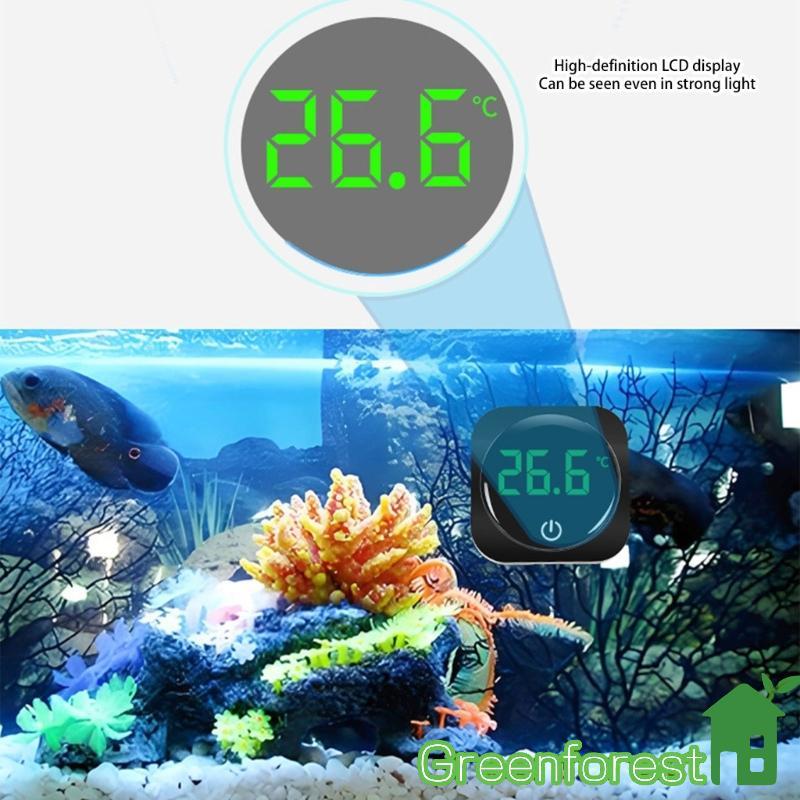 Termômetros Display LCD greenfor Para Aquário Externo, Tanque Peixes Preciso