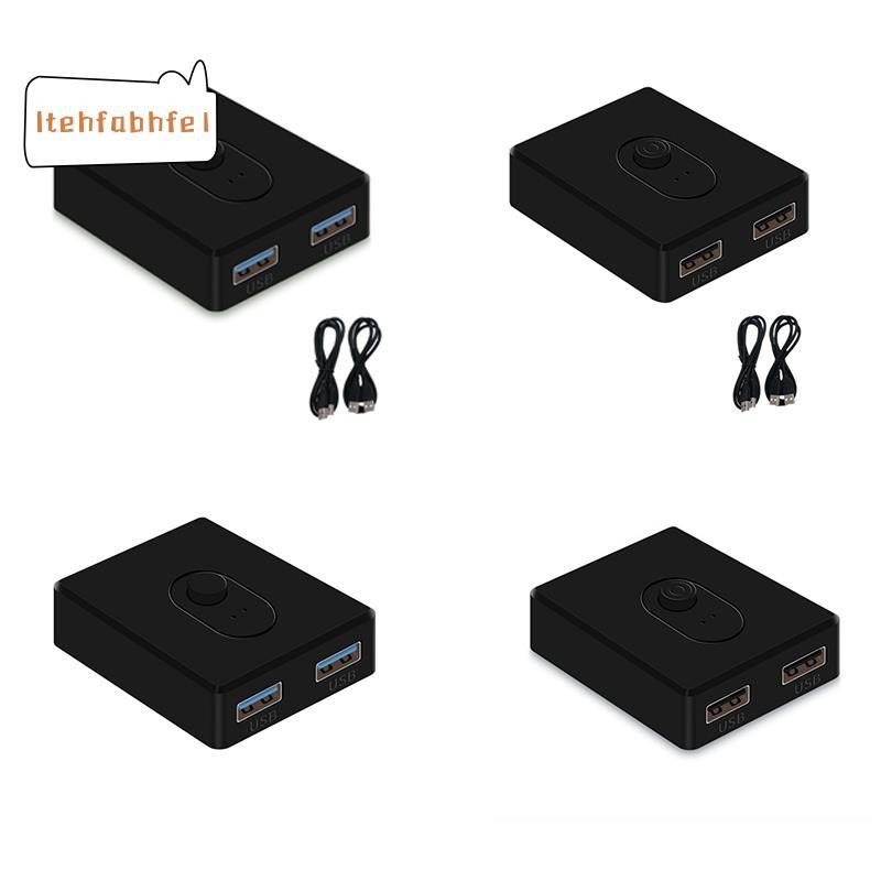 USB 3.0 KVM Switch 1X2/2X1 Switcher Divisor Controlador Compartilhado Para Computador Portátil Impressora Teclado Mouse 