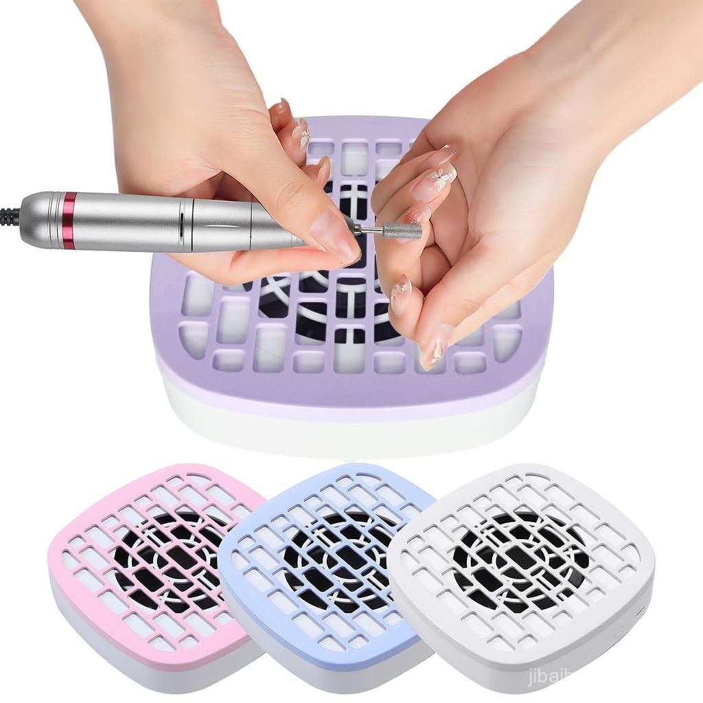 Aspirador de pó para unhas USB Mini, com forte sucção, coletor de pó portátil para manicure, ventilador extrator de pó p