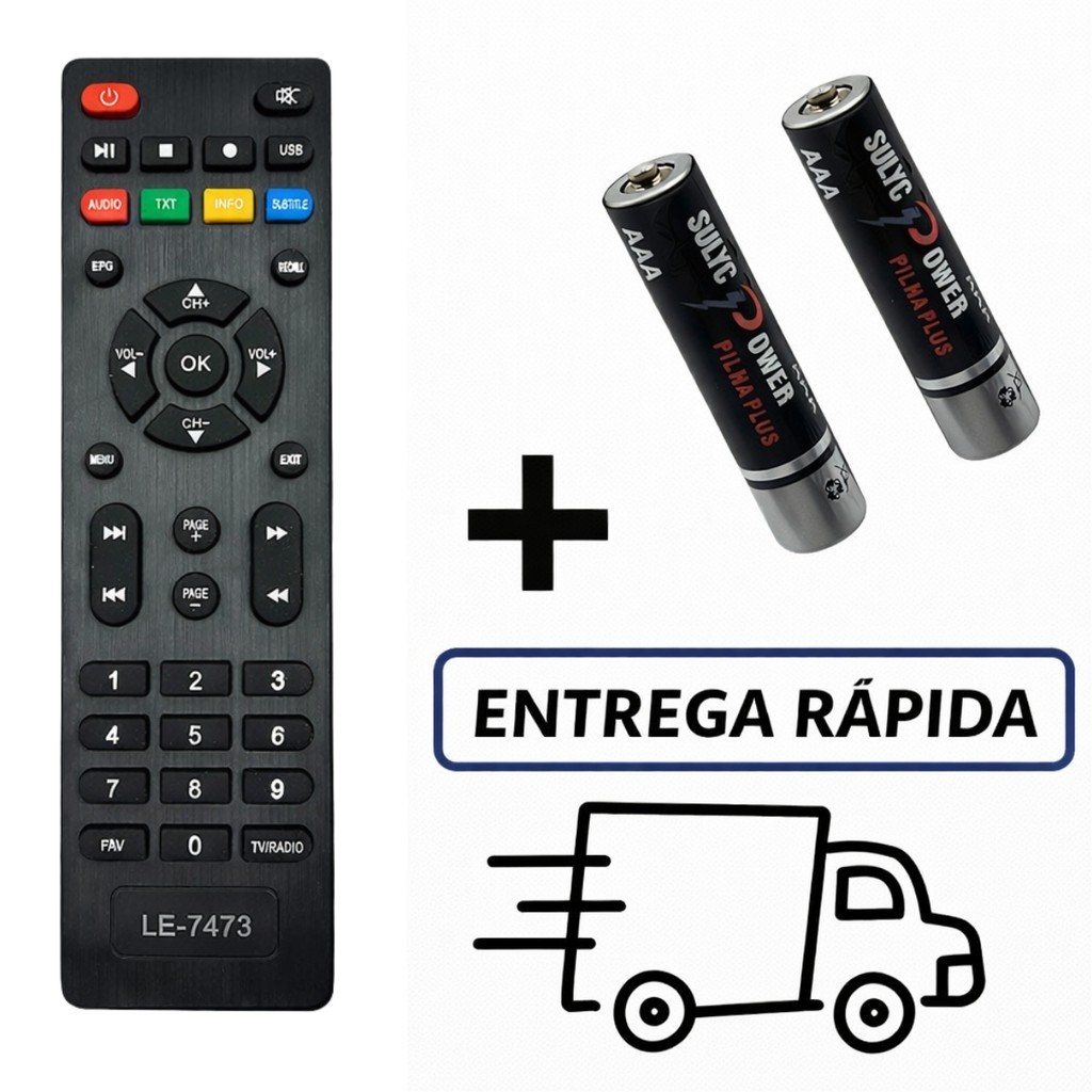 Controle Remoto Americabox S305+Plus