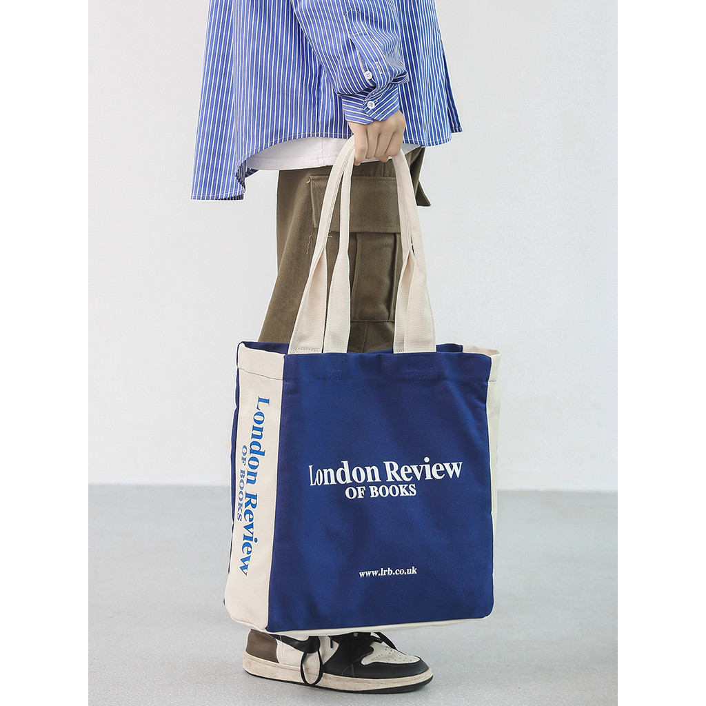 Bolsa de lona masculina bolsa estudante Casual bolsa de lona classe Tutorial bolsa de ombro de grande capacidade