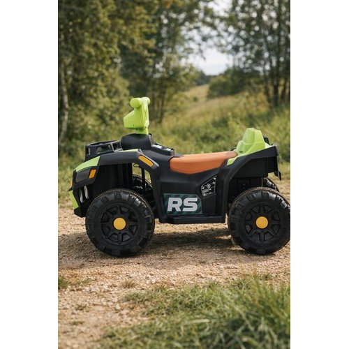 Quadriciclo Eletrico Infantil Aventura Verde Veiculo Eletrico Crianca Diversao Seguro