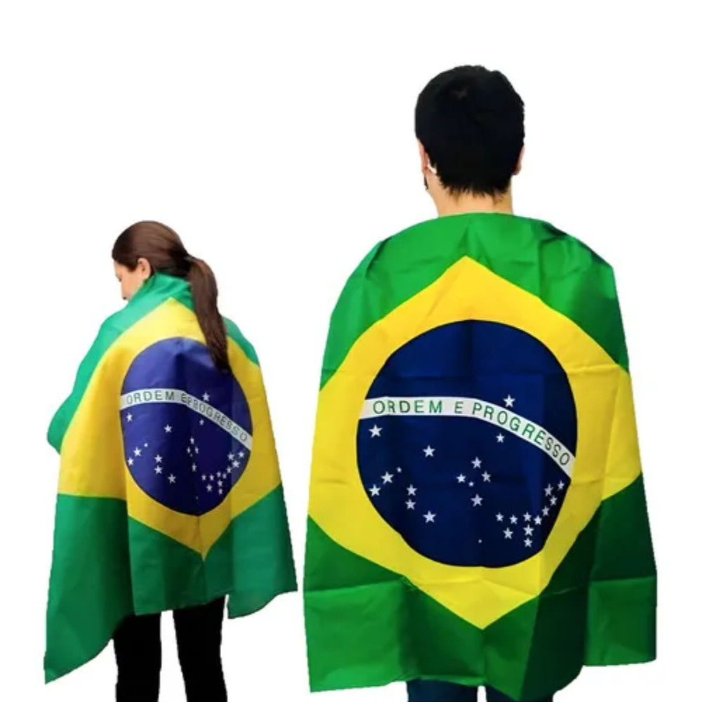 Bandeira do Brasil 1,50m x 0,90m Grande – Ideal para Copa do Mundo Eleicoes e Decoracao