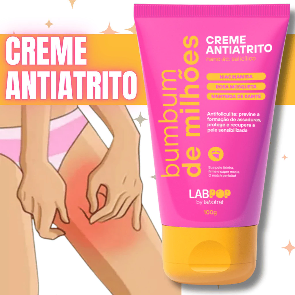 Creme Antiatrito cuidado assaduras nas cochas e foliculite recupera parte sensivel — imagem 1