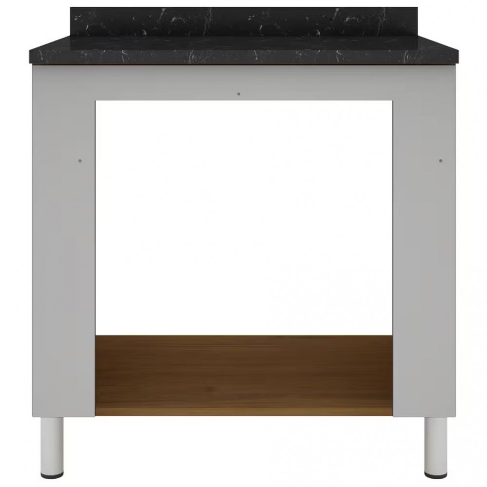 Balcão para Forno e Cooktop 4 Bocas 61cm Rubi Bartira