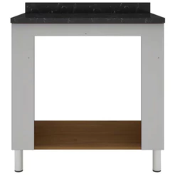 Balcão para Forno e Cooktop 4 Bocas 61cm Rubi Bartira