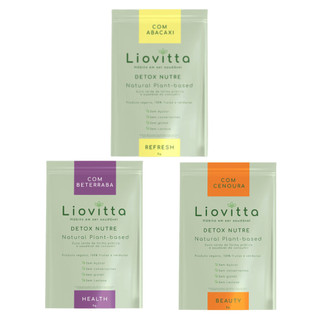 Kit 3 Detox em Pó Liofilizado Abacaxi Beterraba Cenoura