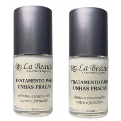 La Beaute Base De Tratamento Para Unhas Fracas - 02 Unid.