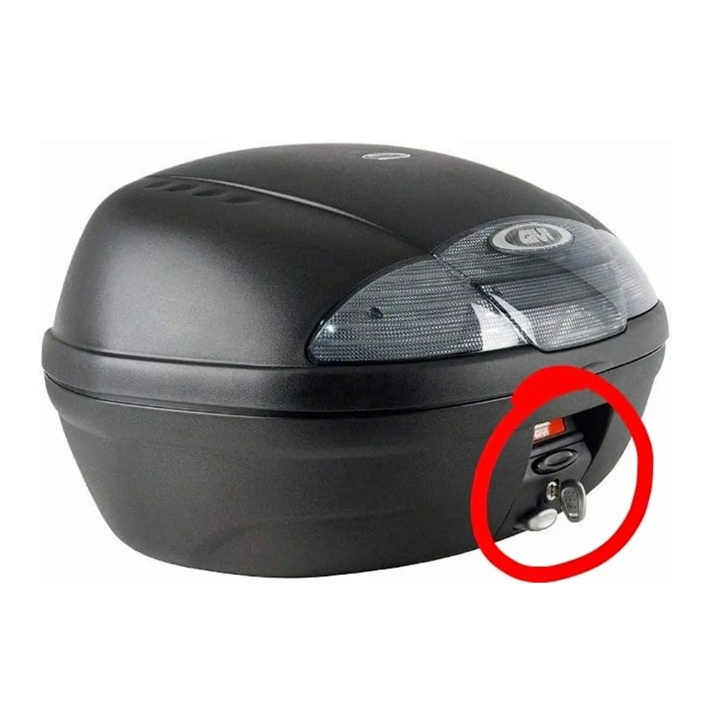 CERNIEIRA FECHADURA COMPLETA BAU MONOLOCK GIVI 35 45 47 LITROS — imagem 2 de 2
