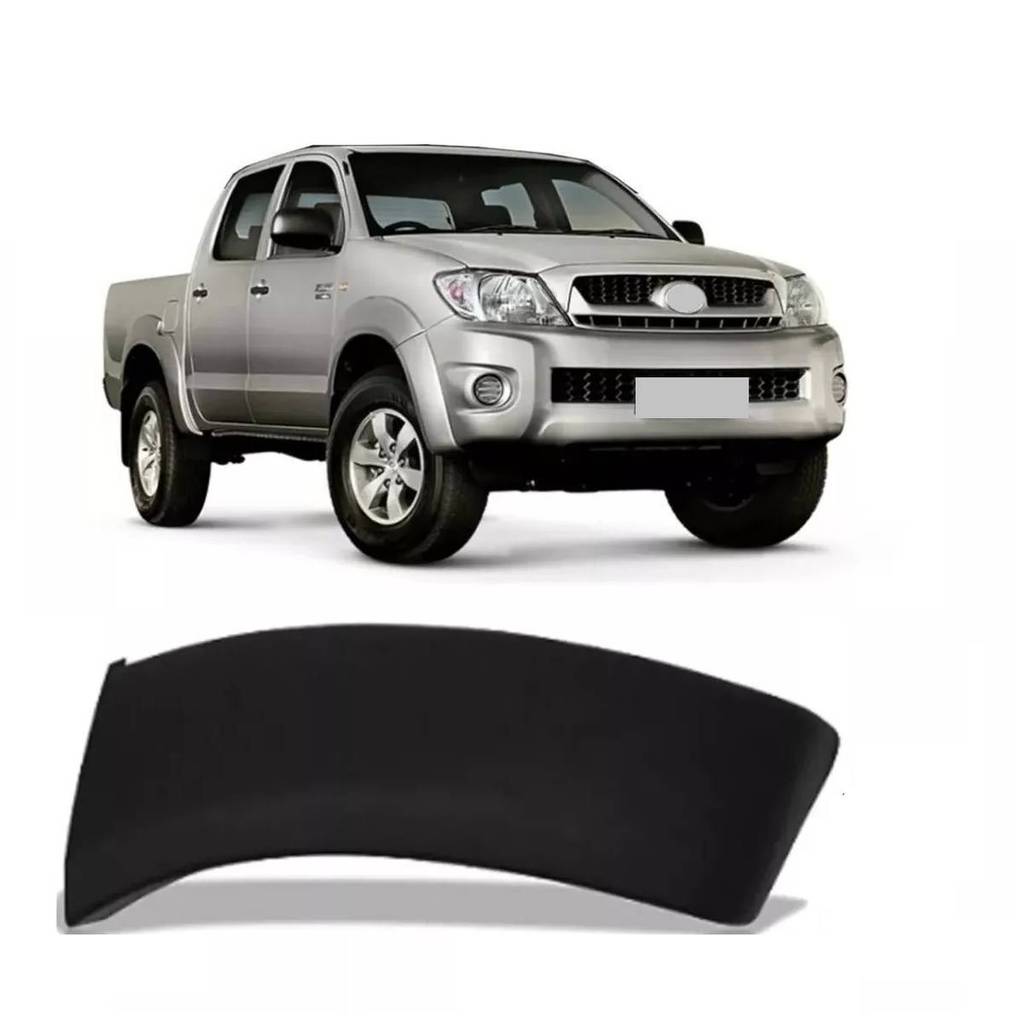 Alargador Moldura Parachoque Hilux 2005 2006 2007 2008 2009 2010 2011 Lado Direito
