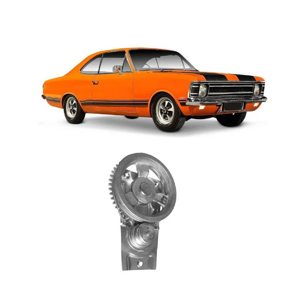 Maquina Vidro Manual Opala Caravan 1972 1992 2 Portas Lado D