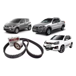 Kit Correia Dentada E Tensor Original Fiat Motor Fire 1.4 - Cód. 7089066