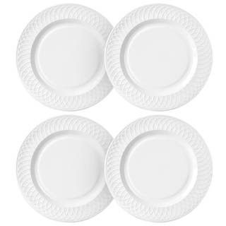 Jogo de Pratos Raso de Jantar em Opaline Divine 4 peça 27cm - Hauskraft em Oferta na Shopee