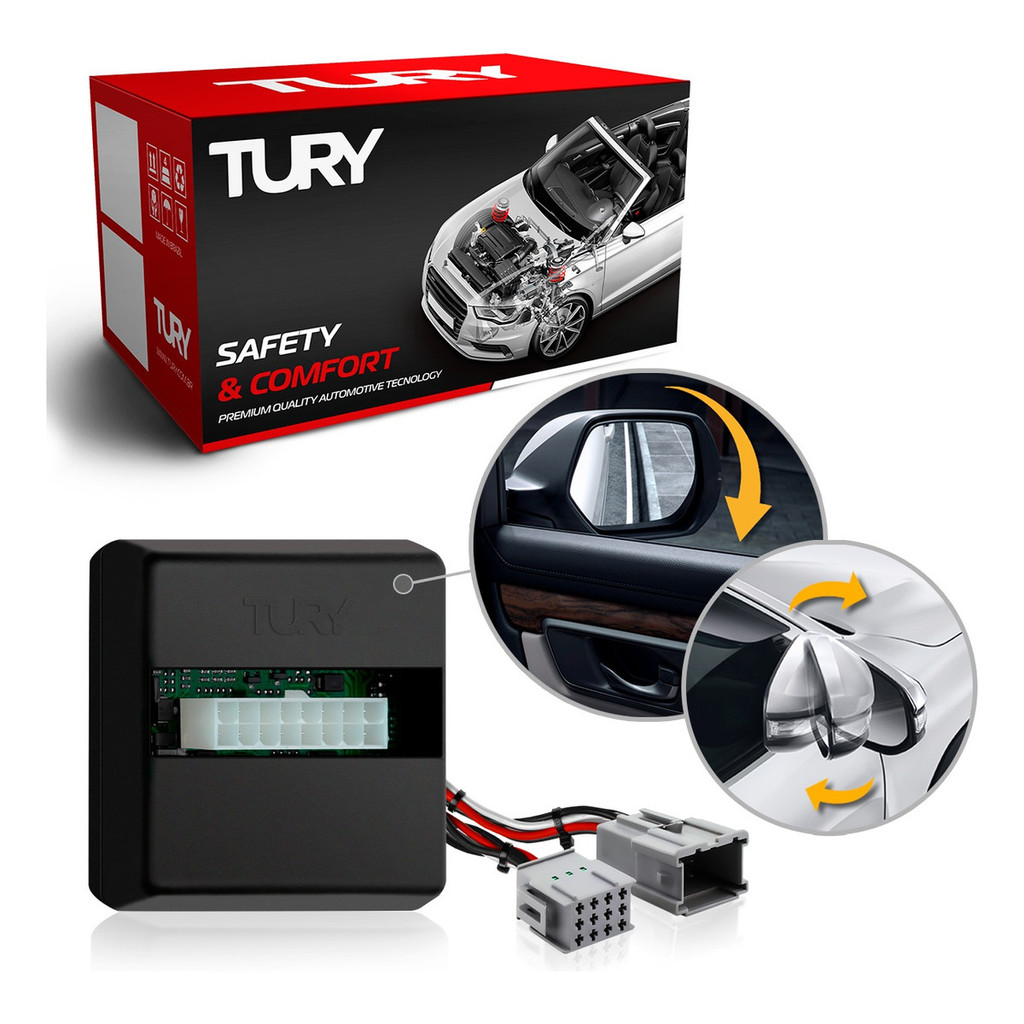 Módulo Elétronico de Rebatimento do Retrovisor com Função Tilt Down Tury Park3.2.4b em Oferta na Shopee