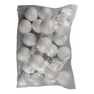 Bola Bolinha Em Isopor 7cm 70mm Com 25 Unidades em Oferta na Shopee