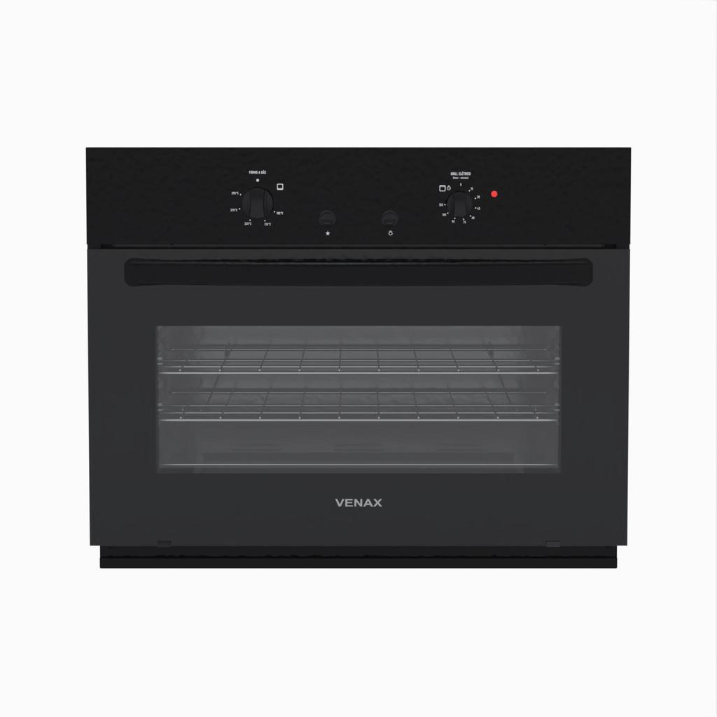 Imagem Forno de Embutir a Gas Venax 88,3L Totale Nero GIII