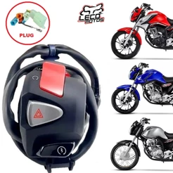 Punho Partida Cb500 CG 150 2014/ Titan Fan Start 160 CG 150 2016 à 2024 C/ Plug 9781
