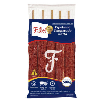 Espetinho Bovino Kafta Temperado Friboi