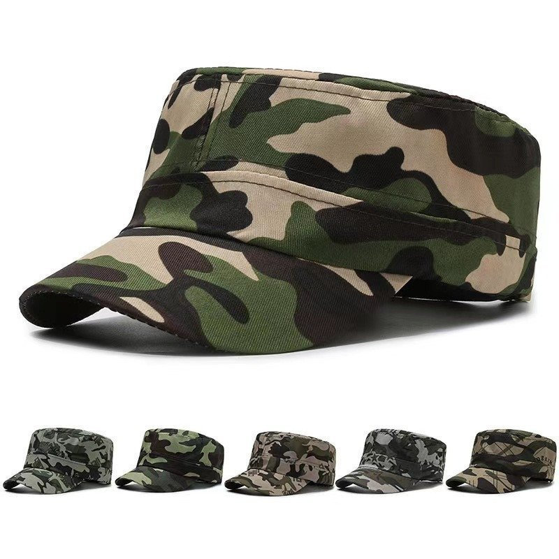 Boné de Treinamento ao Ar Livre para Homens e Mulheres, Chapéu de Sol Militar, Chapéu de Viagem Esportivo Camuflado