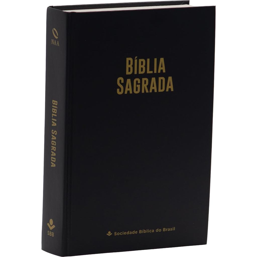 Bíblia Sagrada NAA | Letra Normal | Capa Dura | Preta Semear