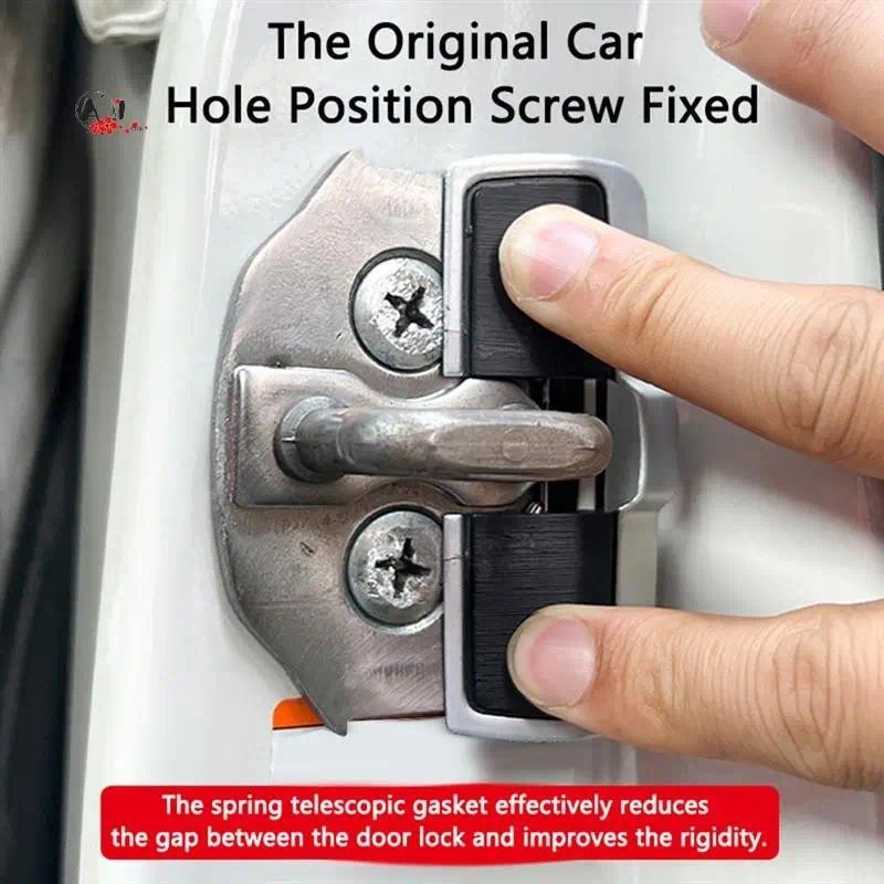 A10E-1Set TRD Protetor De Estabilizador De Fechadura De Porta Travas Capas De Rolha Para Subaru Todas As Séries BRZ XV F