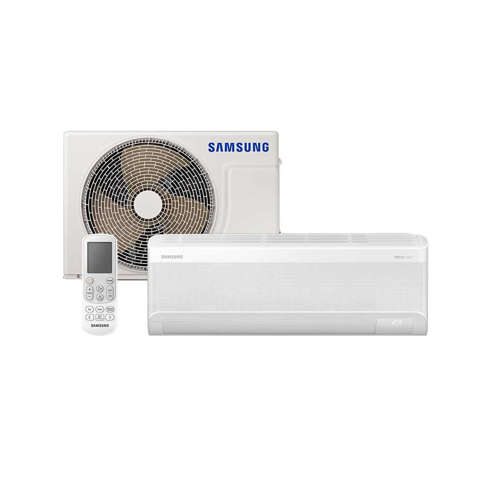 Ar Condicionado Split Inverter Samsung WindFree Ai 12000 BTUs Frio 220v Ar12dyfaawkxaz - Miniatura 2