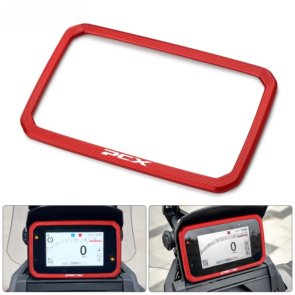 Novo Para Honda PCX160 PCX 125 2025 Acessórios Da Motocicleta CNC Instrumento Medidor Quadro Capa Painel Protetor De Tel
