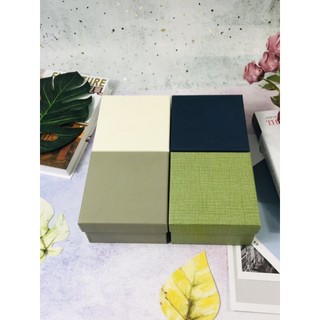[Caixa de quatro cores] Caixa de presente de dia das mulheres, tamanho quadrado, joias coreanas, batom, pulseira, caixa 