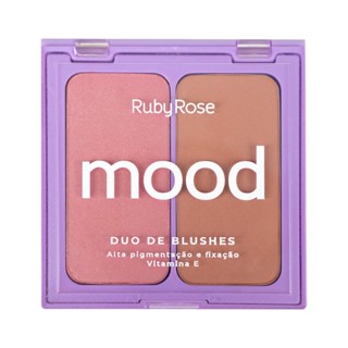 Duo de Blush Feels Mood - Hb870 - Ruby Rose em Oferta na Shopee