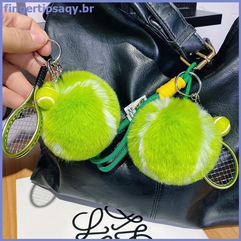 FINGE Tênis Chaveiro Bonito Bola De Pelúcia Saco Escolar Pingente Pendurado Ornamentos Para Presente Da Menina Acessório