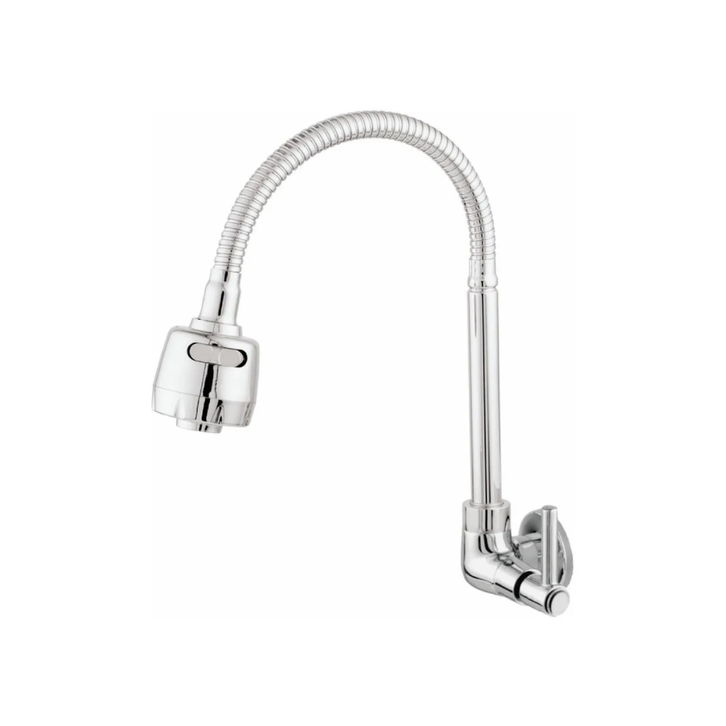 Torneira de parede Gourmet Jr metal flexível