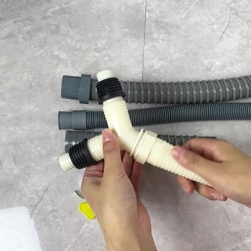 Conector Da Mangueira Drenagem Máquina Lavar Forma Y Durabilidade QUICKR Para O Uso Doméstico