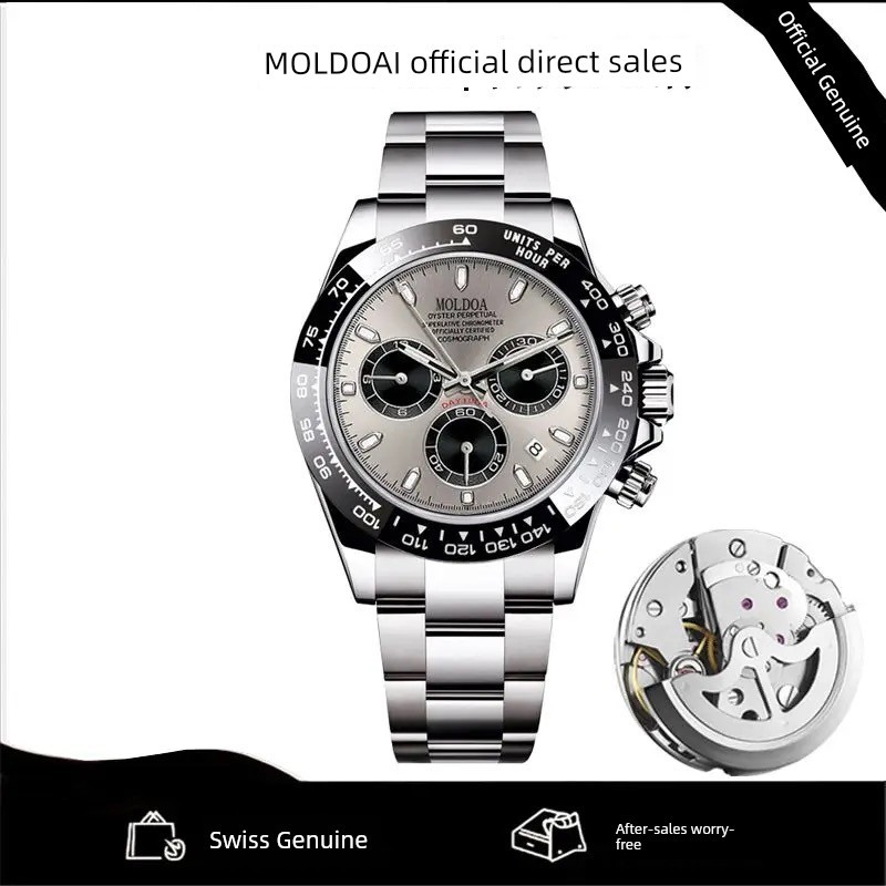 relogio masculino Relógio masculino automático calendário relógio de pulso luminoso oco relógio mecânico à prova dwaterp