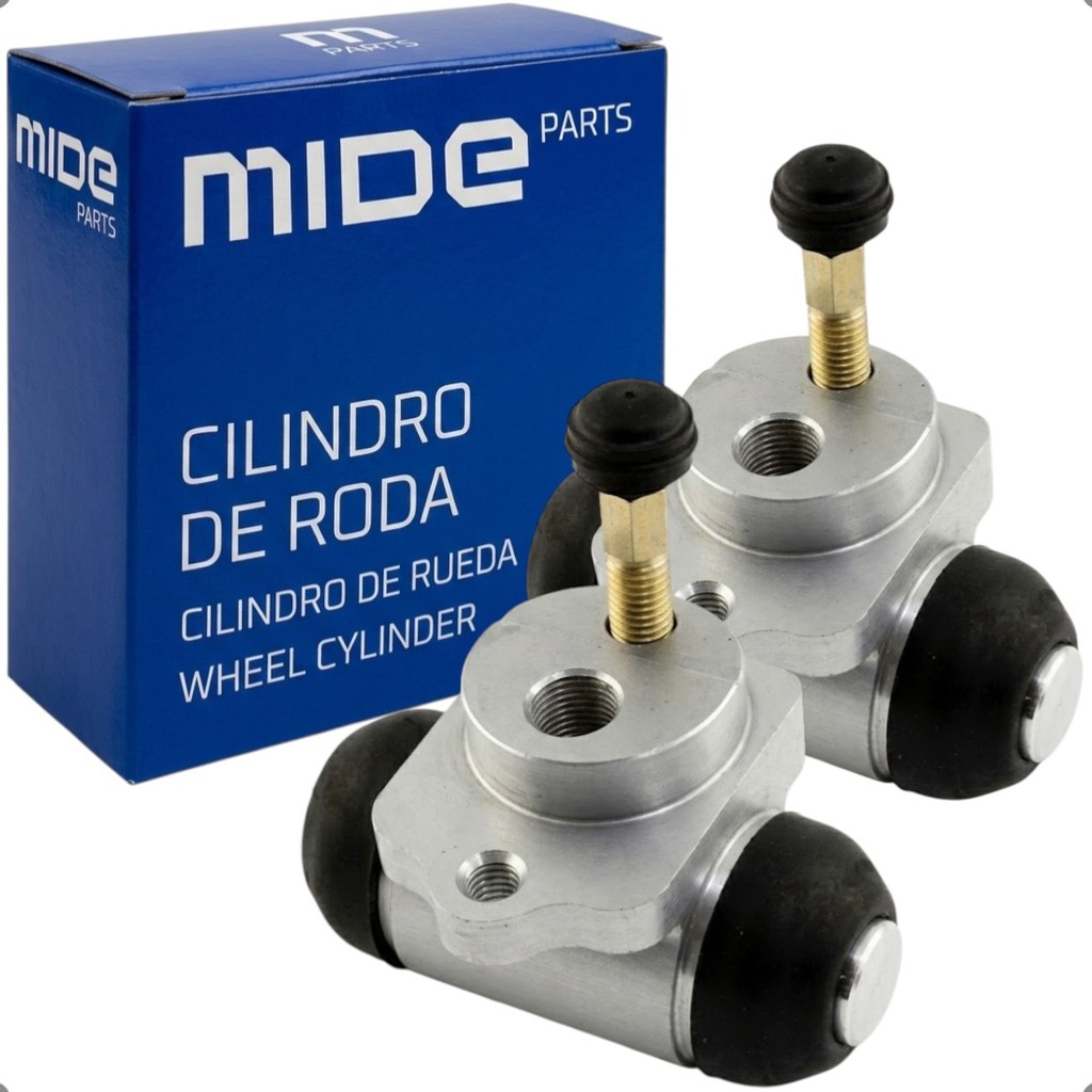 Par Cilindro De Roda Burrinho Freio Traseiro Para Fiat Palio Siena Mide Parts 19,05mm Nacional MDCR009 2un