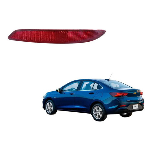 Lanterna Defletor Parachoque Gm Onix Plus T. Esquerdo 2023 Esquerdo/motorista Vermelho