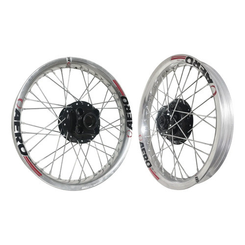 Par De Rodas Aro Aero Polido Cg Titan Today 125 83/99 Tambor